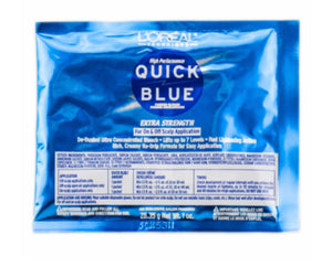 Quick blue bleach pack