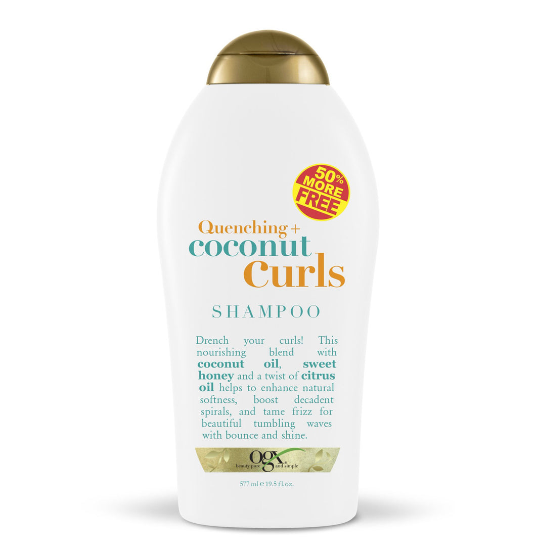 OGX Quenching + coconut curls shampoo