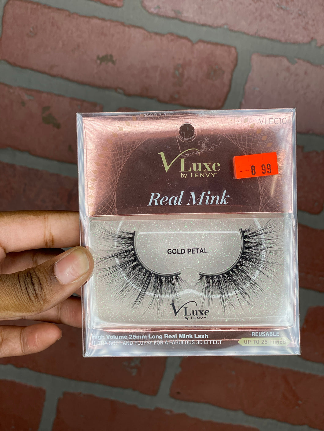 V luxe real mink lashes